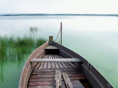 Boot im See