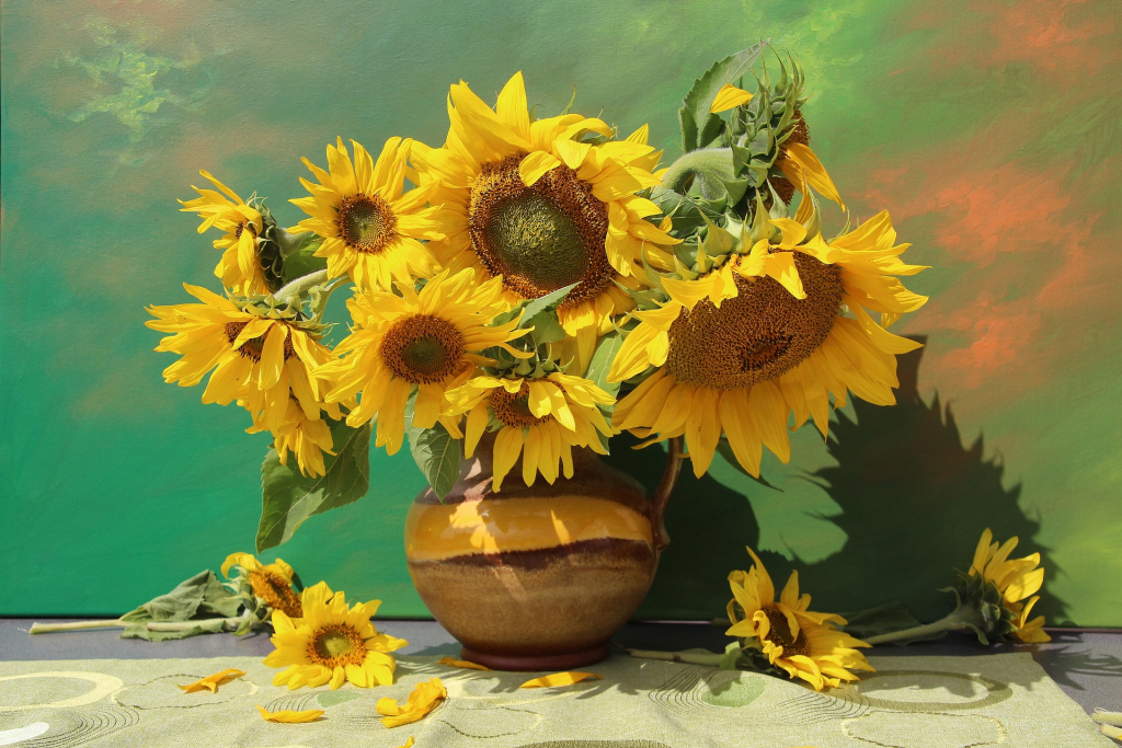 Stilleben Sonnenblumen